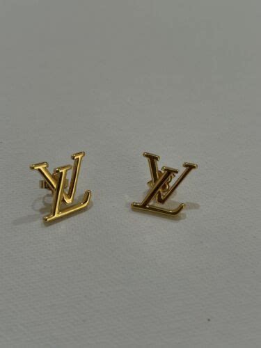 louis vuitton earrings ebay|louis vuitton symbol earrings.